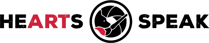 Heartspeak Logo 2 Black And Red