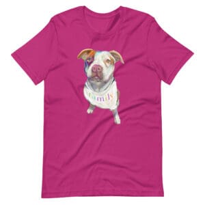 unisex staple t shirt berry front 629f98fd229cb 300x300 - "Family" Unisex t-shirt